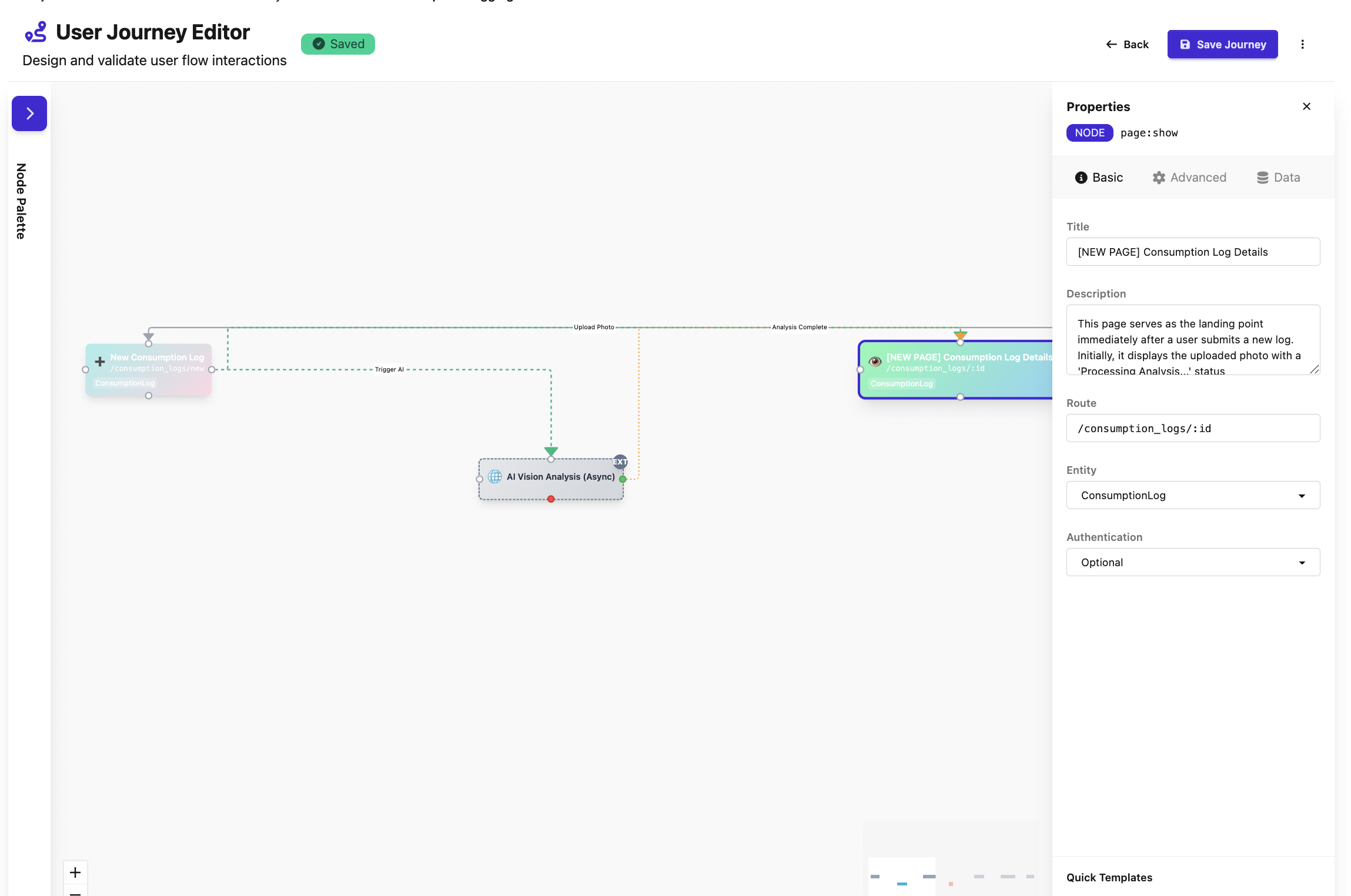 User Journeys phase in AllSpark builder
