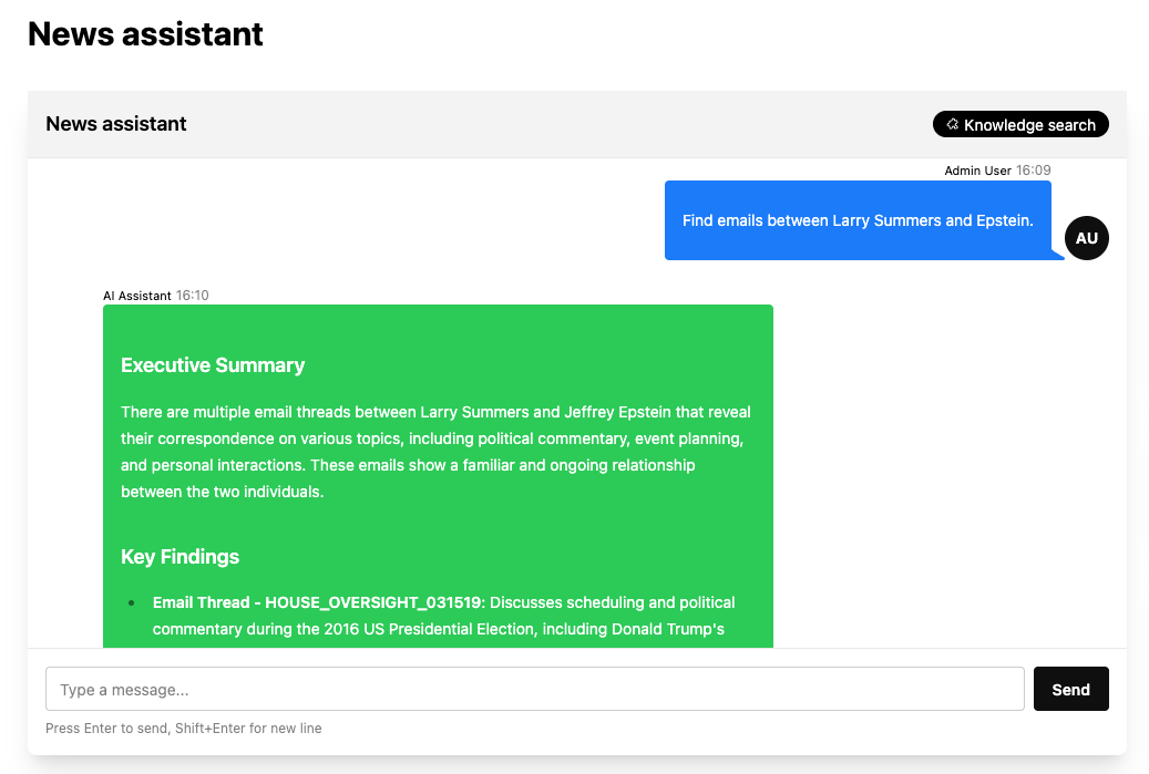 Trove - AI-assisted semantic search and document analysis